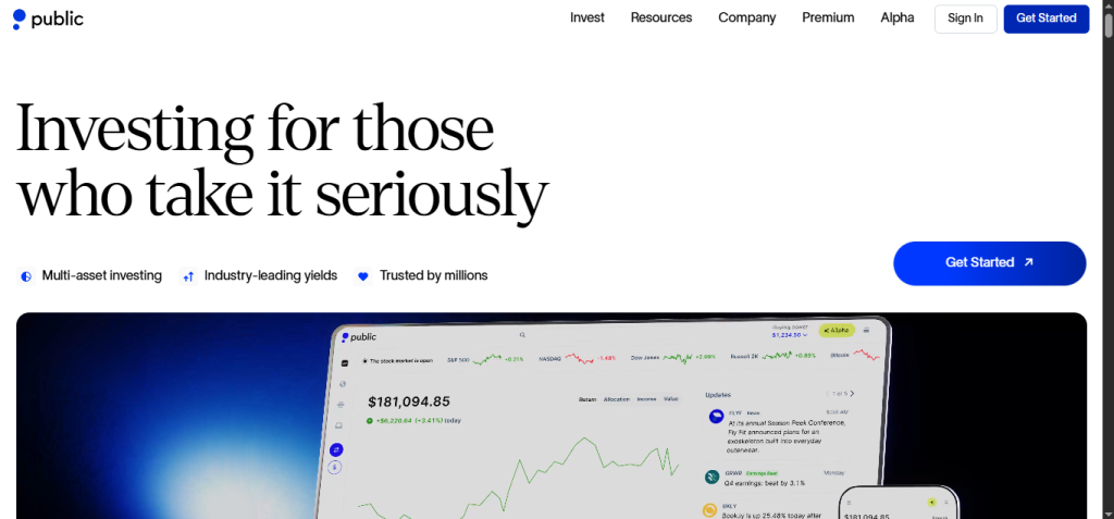 Public - Investing for those who take it seriously
